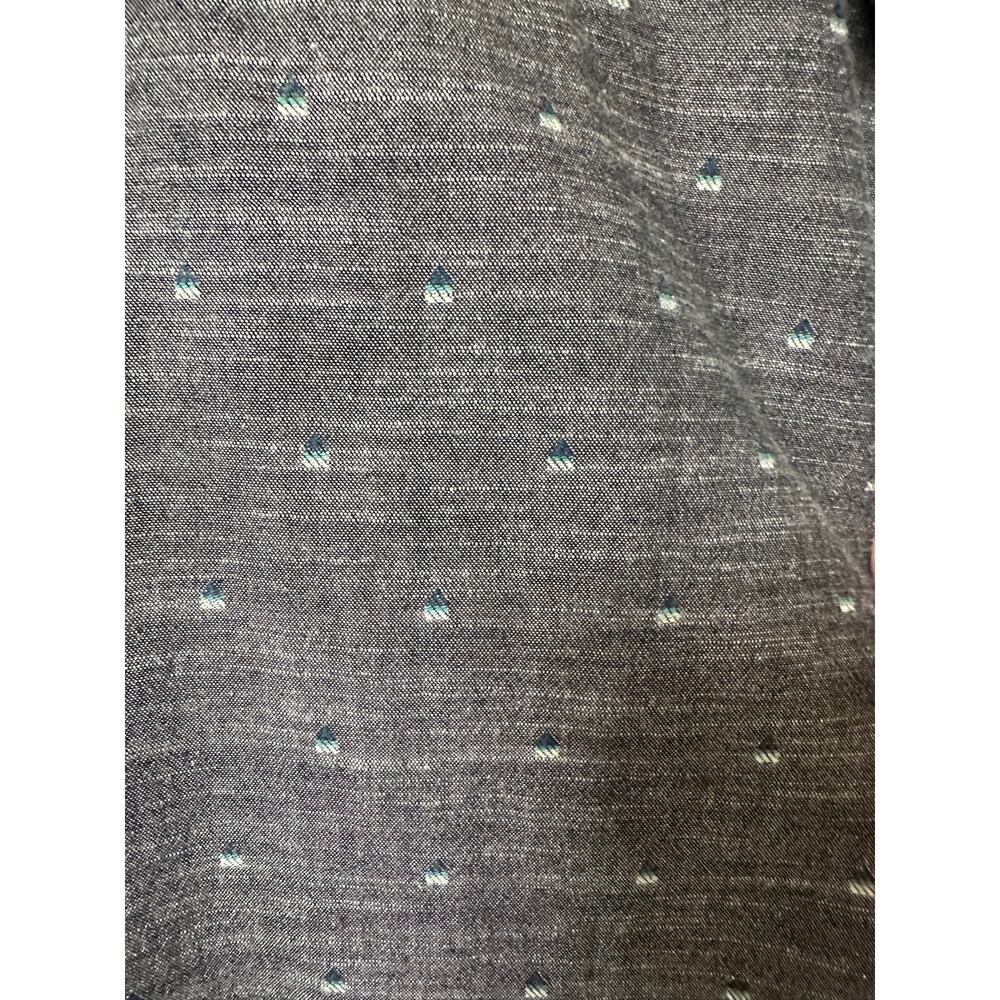 O’Neill Mens XXL Modern Fit Gray Short Sleeve Button Front Shirt Geometric Print - Picture 6 of 7